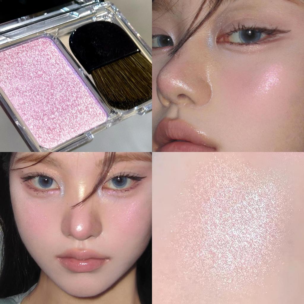 Highlighting & Contouring Powder Brightening & Plumping the Face Brightener Ultra-Fine Texture for Natural Glow Enhances Facial Dimension