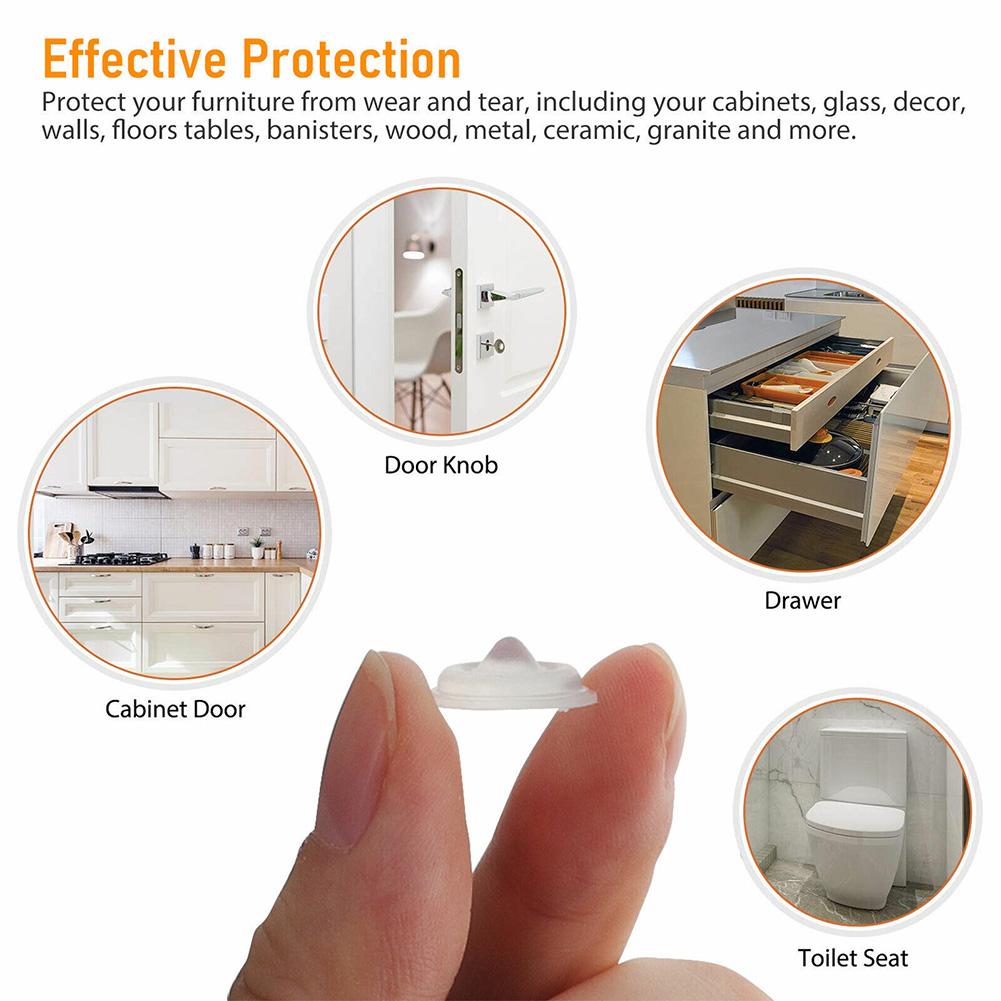 100/50 PCS Transparent Rubber Pad Rubber Feet Bumper For Pads Adhesiv For Any Cabinets Door Home Improvement Building Hardware