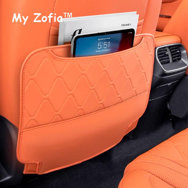 For BYD Sealion 7 Sea Lion 07 EV 2024 2025 Car Seat Car Door Back Anti-kick Protector PU Leather Anti Kick Mat Pad Accessories