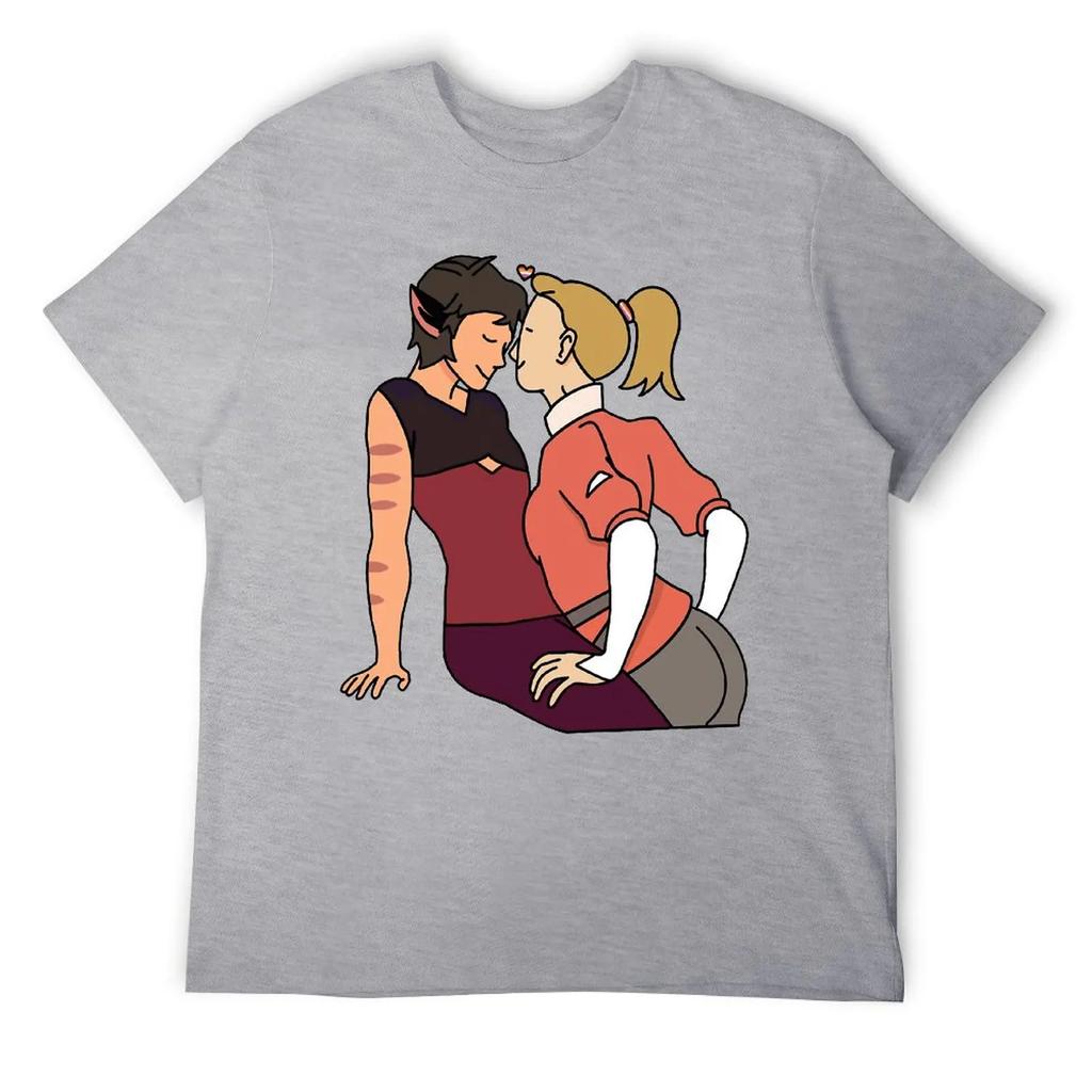 Catra And Adora In Love For Sale B Top Tee Cute T-shirt Harajuku Motion Humor Home USA Size