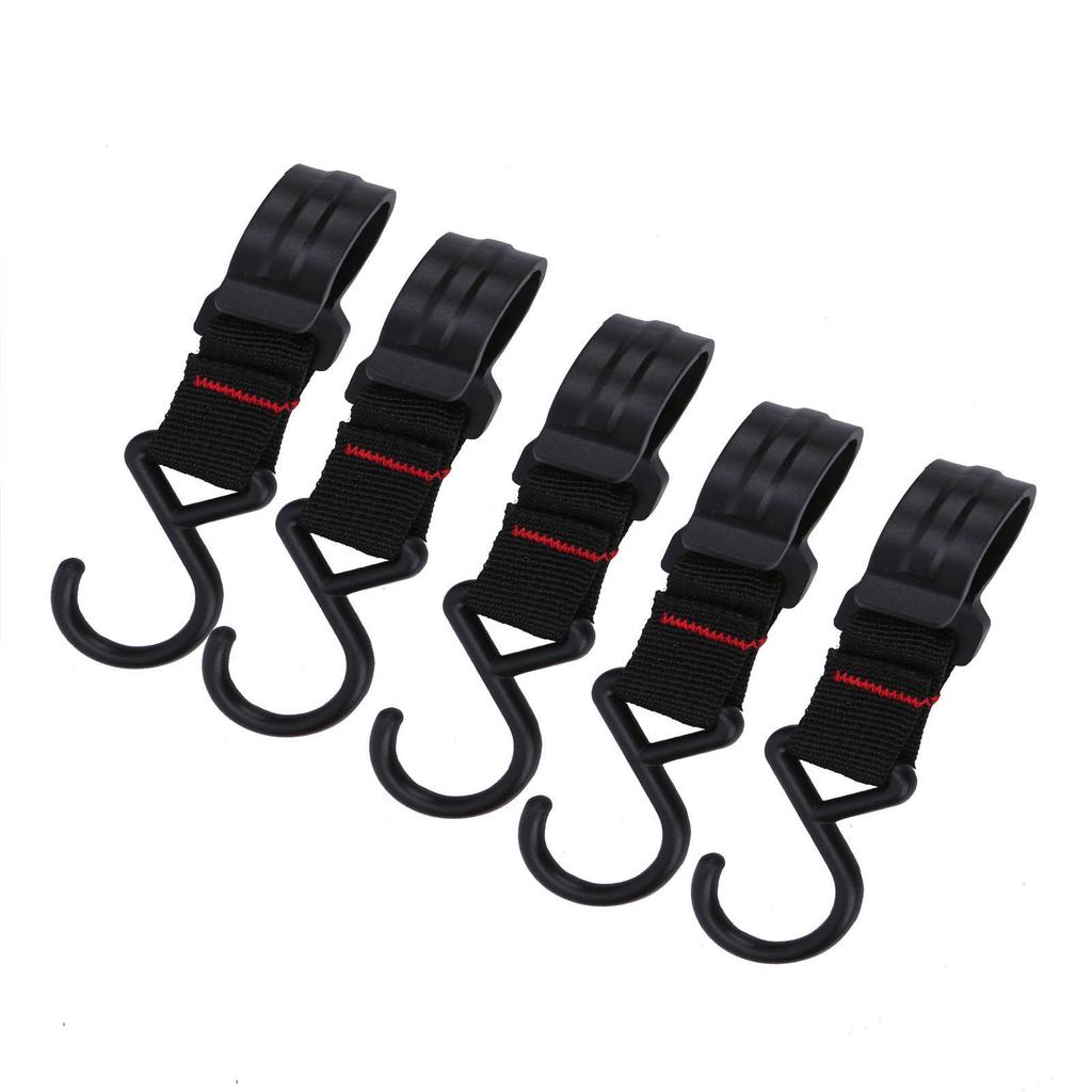 5Pcs Outdoor Hanging Hook Camping MultiFunctional Strap Hanger for Light Cookware