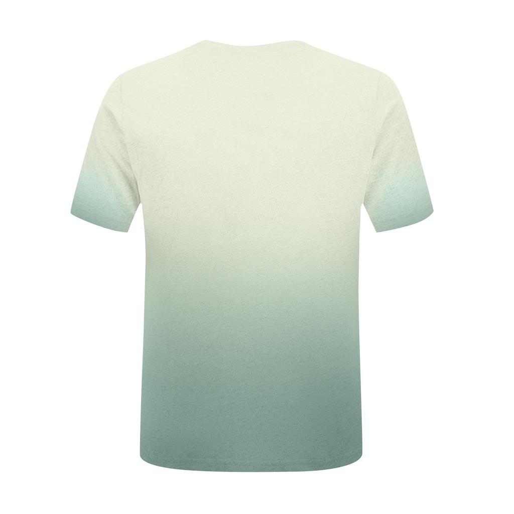 Moda Donna Casual Manica Corta Stampata Girocollo Top