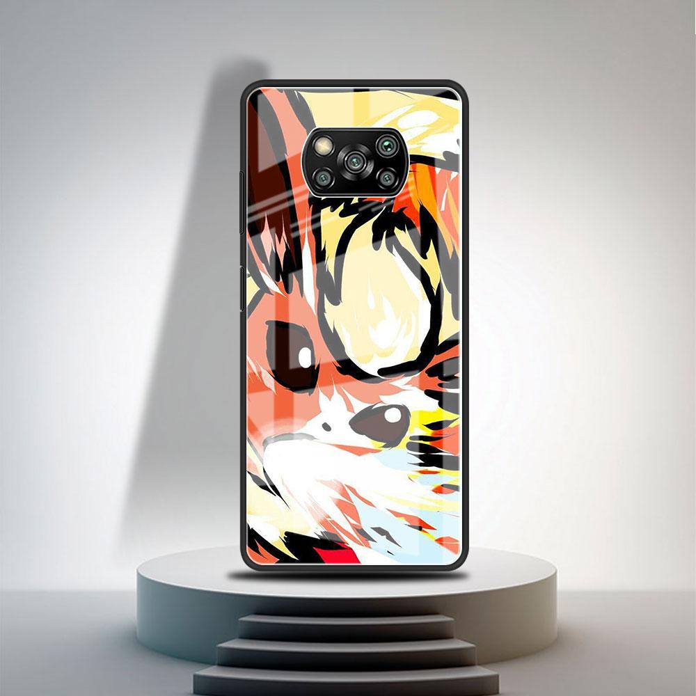 Glass Case For Xiaomi Poco X3 NFC 11 Lite 11T F3 M3 For Redmi Note 11 10 9 8 Pro 10S 9S 9A 9C Phone Cover Anime Cool Pokemon