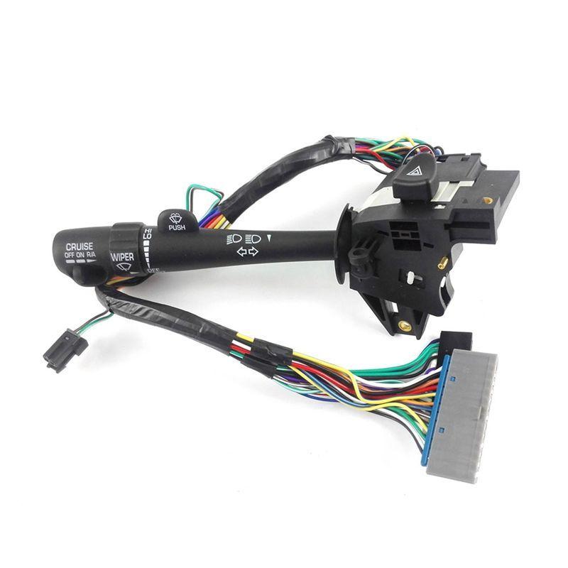 DTC2 Turn Signal Lever Multi-Function Switch Cruise Combination Switch for GM Buick Century GL GS Century 1997-2005