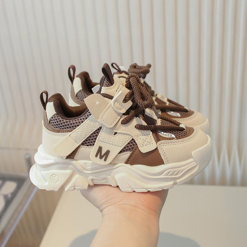 

Дитяча мода Four Seasons Дихаюче повсякденне взуття Діти Біг Спорт Студенти Дівчата Трендові Зручні кросівки 37 хакі