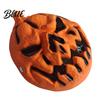 Eye Catching Party Mask Halloween Pumpkin Mask 3D Spooky Jack O Lantern for Cosplay Party Lightweight PU Foam Breathable Scary Face Adults