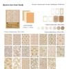 MòMò Retro Multi-Material Floral Elements Sticker Pack - DIY Journal Decoration, 6 Varieties