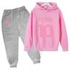 Set Hanorace Copii Fotbalist Messi Modă Strădală Băieți și Fete Pulover Sport Toamnă + Pantaloni de Trening Set 2 Piese Outdoor