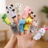 10pcs Soft Plush Animal Finger Puppets Set for Boy Girl Brithday Party Favors Christmas Holiday Gifts Kids Educational Toy