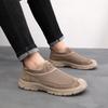Été nouvelles chaussures en maille à une pédale pour hommes chaussures de marche confortables antidérapantes creuses chaussures décontractées