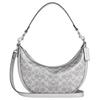 Aria 26 Silver Metal Accessories Faux Leather Handbag Medium Women Handbags Gray CCL27-SVYGP