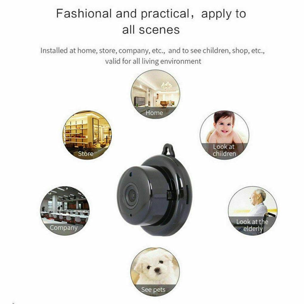 Compact HD WiFi Security Camera,  Night Vision, Two-Way Audio, Motion Tracking, Wireless Home Monitor