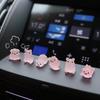 10 piece set of luminous mini pig resin ornaments, a fantasy themed decorative collectible, suitable for indoor and outdoor use,