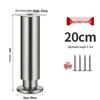 Adjustable Stainless Steel Furniture Support Legs: Cabinet, Sofa, TV Stand, Coffee Table, Bed