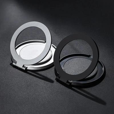 360 Degree Rotatable Cellphone Ring Holder Self-adhesive Phone Kickstand Finger Round Ring Desktop Stand for IPhone IPad Samsung