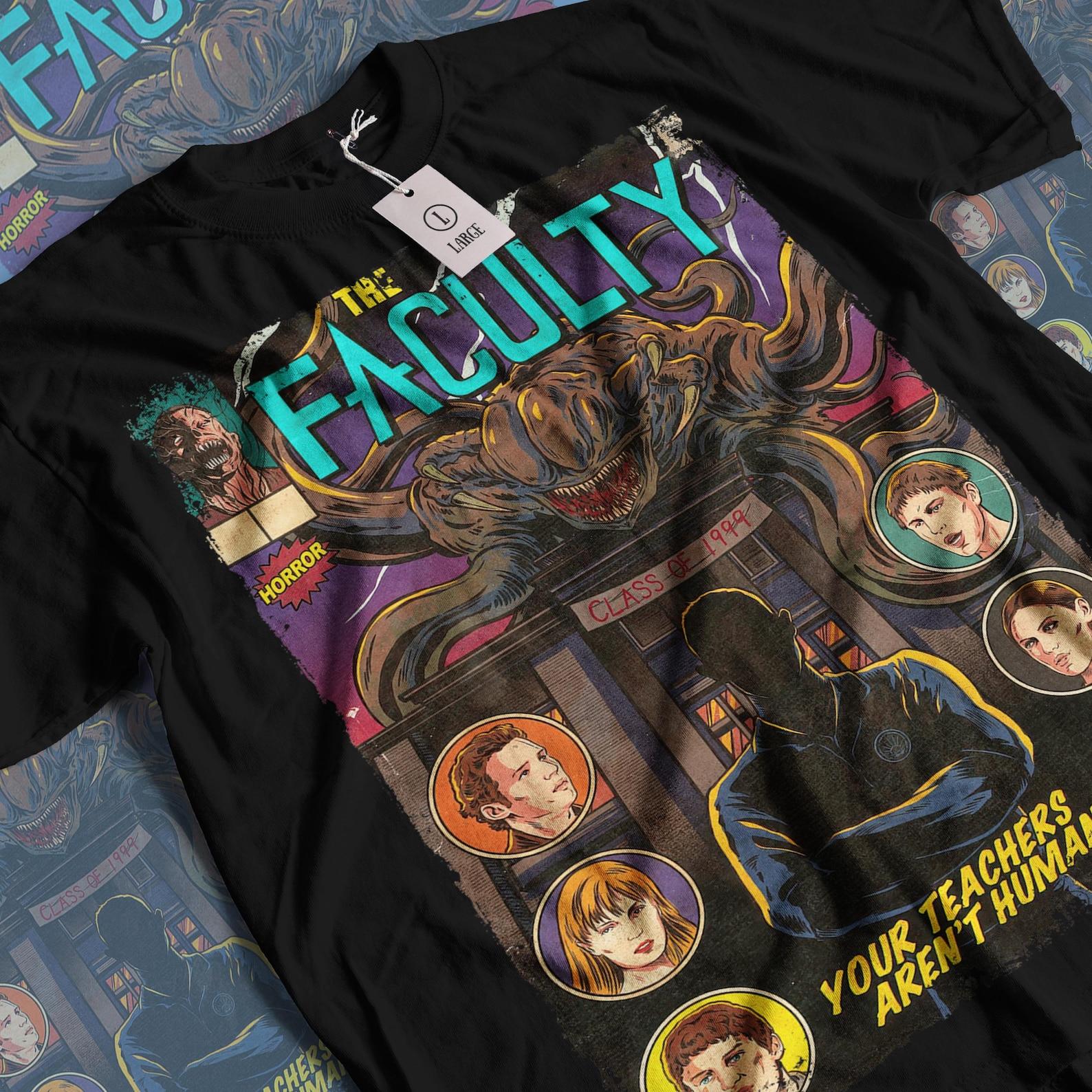 The Faculty Movie T-Shirt: 90s Horror Graphic Tee 3XL