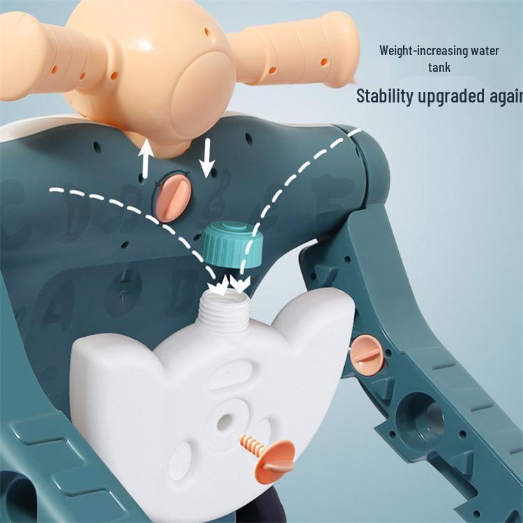 Adjustable 3-in-1 Baby Walker & Pushable Stroller Toy for Ages 0-3