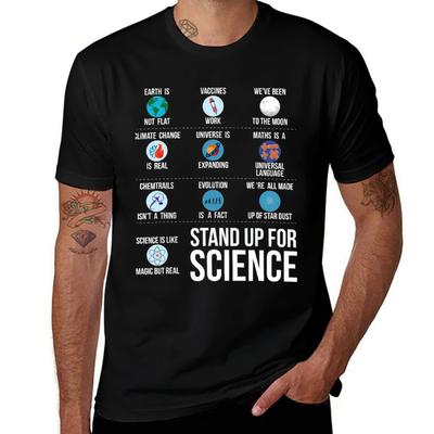 Stand Up For Scienceclimate Change Earth Planet Tshirt Fashion Casual Short Sleeve Tshirt