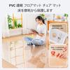 Transparent PVC Chair Mat, Dining Mat, 100*120cm, 1.5mm Thick, Floor Protection Mat for Gaming Chairs, Compatible with Underfloor Heating, Protects Ag