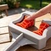 Garden Hose Guide Spike Heavy Duty Plant Protector Stake Roller Wheel for Watering Pipe Guide Nail for Flower Bed Lawn Landscape