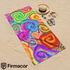 Rainbow Swirl Abstract Soft Portable Travel Towel Unisex Ultra Lightweight Microfiber Oversized Sand Free Quick Dry Beach Towel