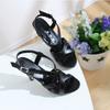 Premium Quality Women High Heels Bandage Rome Sandals For Summer Elegance