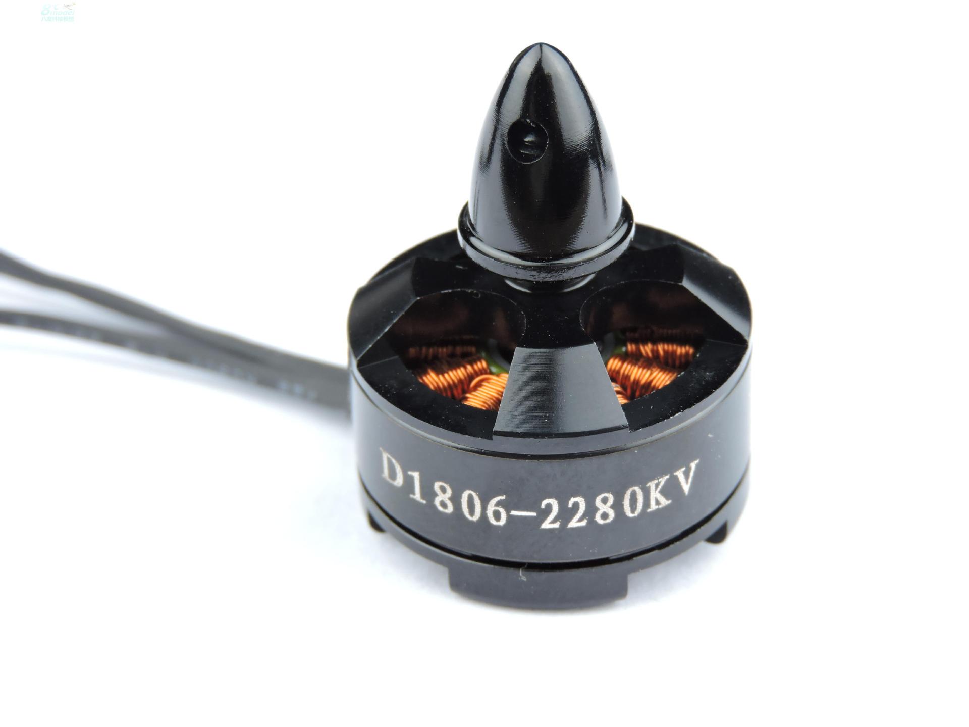 

1806 KV2280 Безщітковий трифазний двигун FPV 1806-2280kv CCW Black Cap