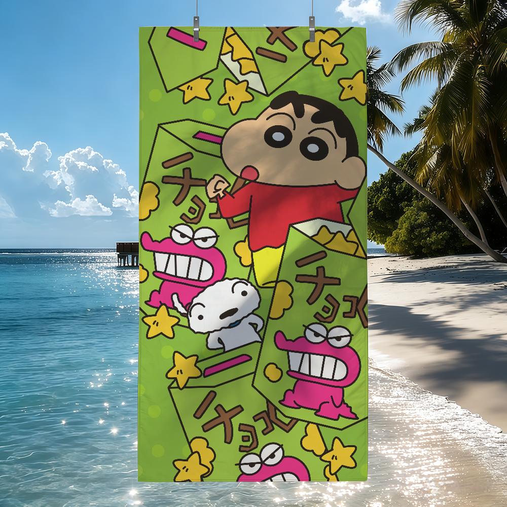 C-CRAYON S-SHINCHAN Towel Quick Drying Beach Towels Are Suitable For Swimming Pools Camping Yoga And The Gym