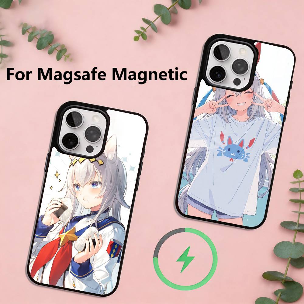 U-Uma Musume Pretty Derby Oguri Handyhülle Für iPhone17,16,15,14,13,12,11 Plus,Pro Magnetisch mit Magsafe Kabelloses Laden