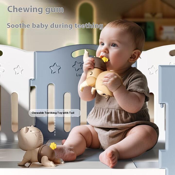 Baby toys, music dolls, educational early education, baby learning to crawl and guide head-up training