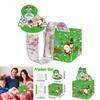 Christmas Celebration Money Box With Festive Green Santa For Event Decor And Gifting