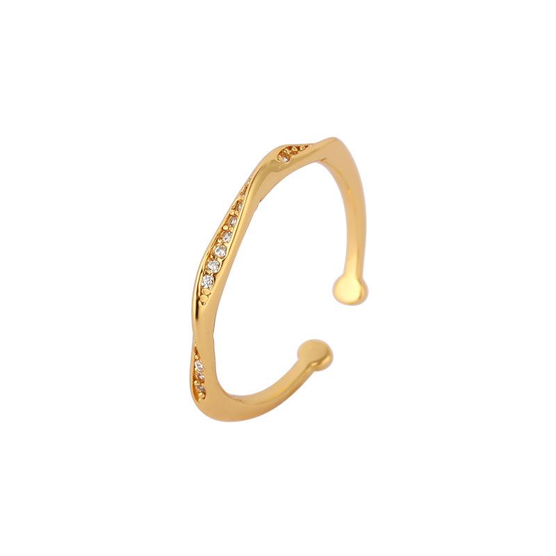 Japanese and Korean Version of Mobius Ring Thin Ring Women's Simple Light Luxury High-end Micro-articulated Ring
