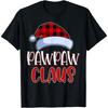 Pawpaw Claus Santa Family Matching Christmas Pajamas Gift T-Shirt