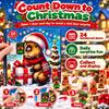 Capybara Christmas Countdown Calendar 24PCS 3D Mini Figurines Xmas Tree Hanging Pendants Advent Surprise Holiday Gift Box