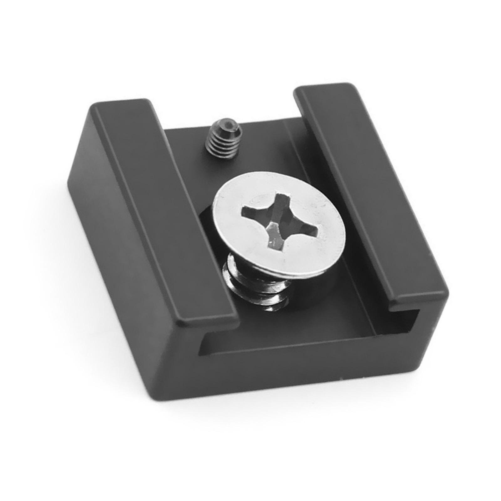 

Адаптер крепления «холодный башмак» с основанием с винтом 1/4 дюйма для клетки DSLR-камеры, монитора, светодиодной подсветки, микрофона, вспышки, ригов для видеокамеры