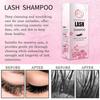 Non-Irritating Eyelash Extension Cleanser Safe Lash Foam Shampoo  for Salon and Home Use