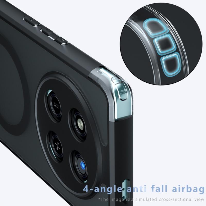 For Hoor Magic7 Lite X9C X60 Pro Case Matte Magsafe Drop-proof Built-in Airbag Corner Non-yellowing Material Soft Cover