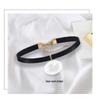 Korean Black Choker Necklace for Women - Fresh Clavicle Chain, Short Neckband Jewelry