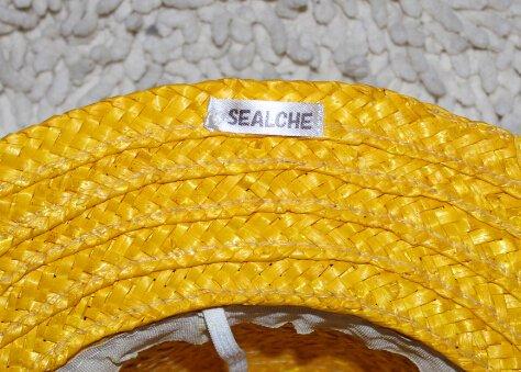 [sealche] One Piece Luffy Straw Hat for Cosplay, Kids, Girls, Universal Studios Costume Prop, Warranty Included, Yellow