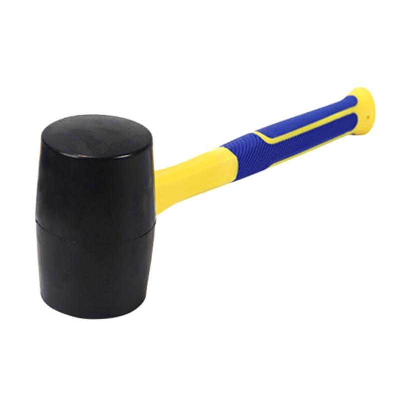 Soft Rubber Hammer Rubber Mallet Soft Hammer Soft Impact Tool for Crafts, Camping, Furniture Assembly Hand Tool