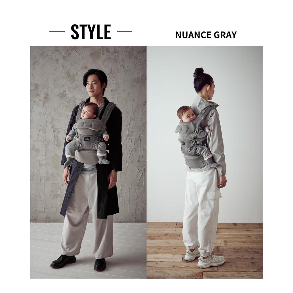 Portbebe Carmate Gri Trei Nuanțe 3 moduri de purtare Purtare cu fața la exterior Purtare în spate De la 0 luni la 36 luni Poate fi folosit de la nou-născuți BB903