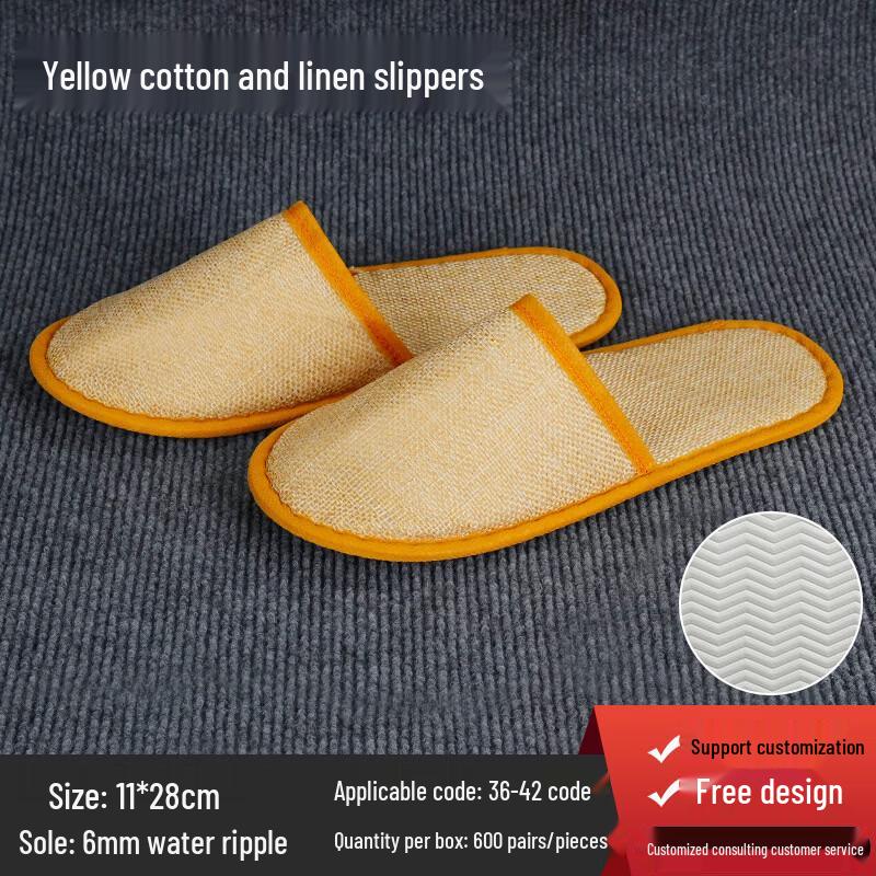 Yipan Disposable Non-slip Cotton Slippers