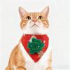 Cat Collar Lovely Adjustable Dog Cat Necktie Pet Triangular Saliva Tie Scarf Dog Bandana Collar  for Dogs Cats Holiday Dress-up