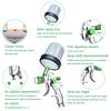 HVLP Spay Gun 1.4/1.7/2.0mm Nozzle Gravity Airbrush For Car Painting Tool 10pcs 600ml No Clean Disposable Measuring Cup