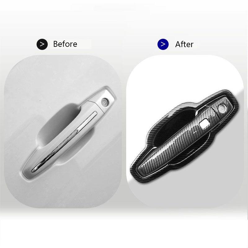 Car Door Handle Bowl Trim Cover Protect for Trumpchi GS8 2016 2017 2018 2019 2020 2021 GAC GS8 GE
