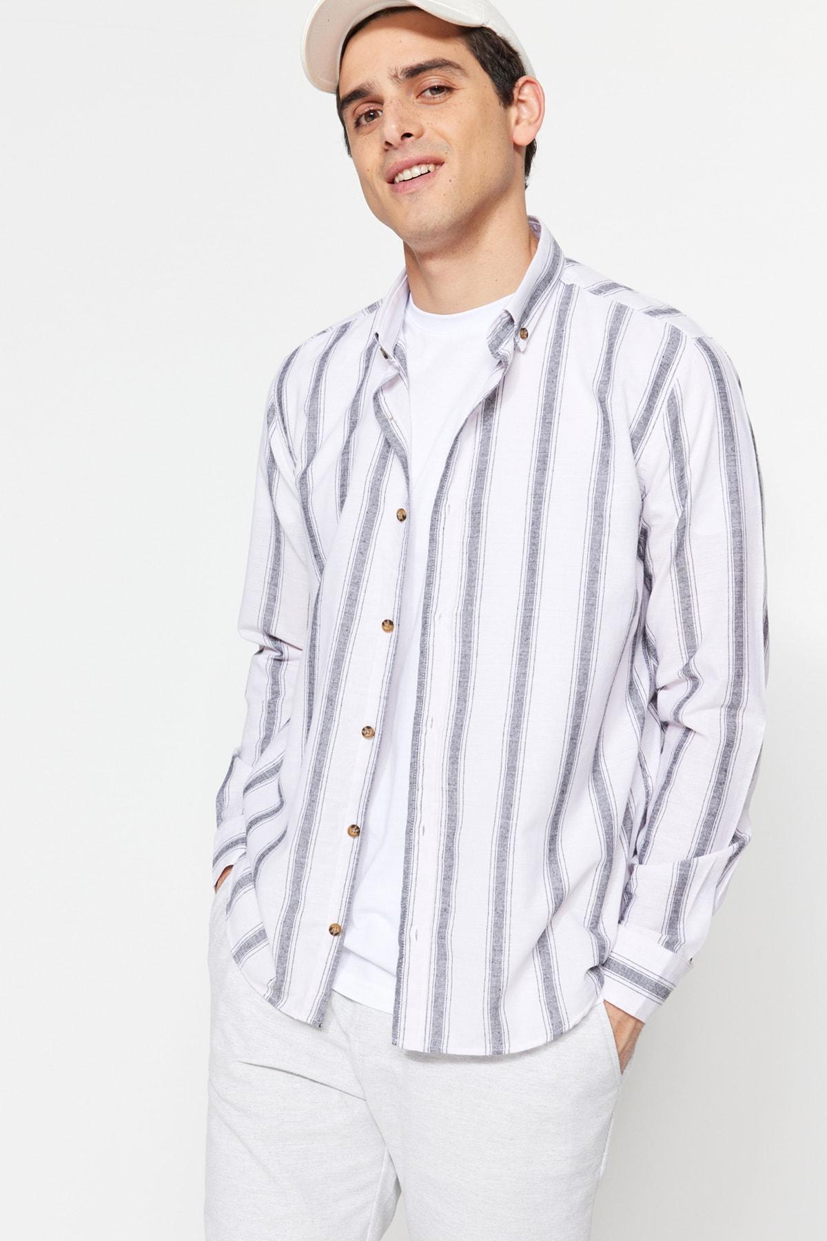 

Рубашка - Черный - Классический крой