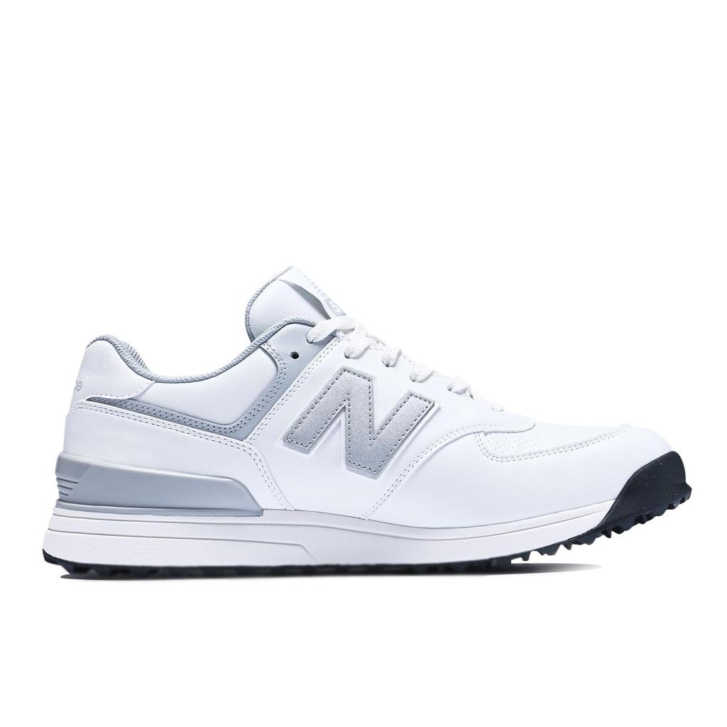 Golf Shoes UGS574v3 Spikeless Cm 2E [New Balance] Men's Women's S3(WHITE/SILVER) 27.5