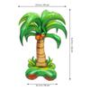 VICASKY Palm Tree Balloons, 3-Piece Set, Large Inflatable Foil Balloons for Hawaiian Party Decorations, 52x37x64 Inches, for Indoor and Outdoor Use