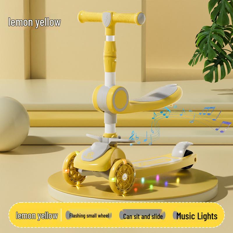 3-in-1 Children's Scooter for Ages 1-12: Safe and Fun for Boys and Girls