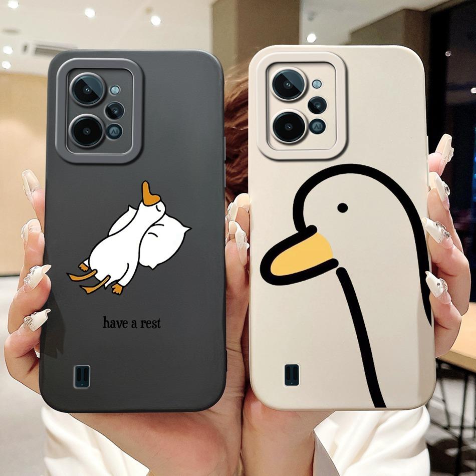 For Realme C31 Case RealmeC31 C 31 4G RMX3501 2022 Cute Cartoon Camera Protective Shockproof Soft Silicon Phone Cases